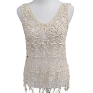 Lovely 153 Crotchet top Size Medium